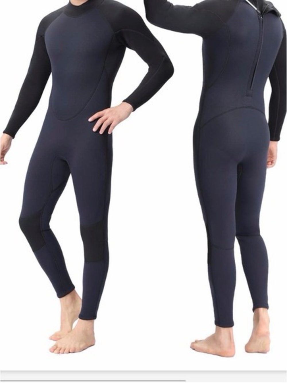 3mm/4mm Dark Lightning Mens Full Body Wetsuit Black Neoprene  Surfing Diving
